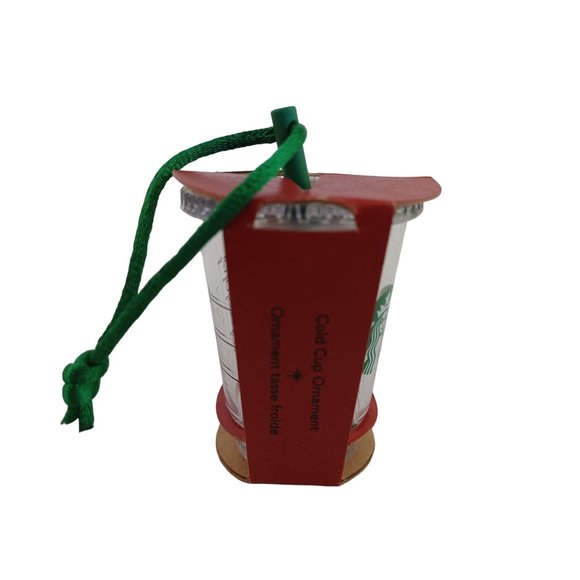 NIB New Original Cold Cup 2.5" Starbucks Coffee Holiday Ornament Collectible - Picture 4 of 6